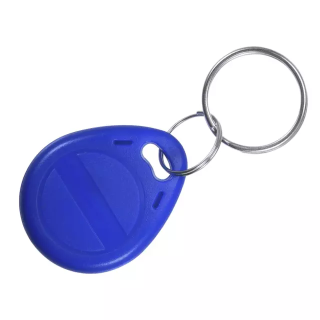 ID Tarjeta Llave Llaveros RFID Proximidad 125KHz Reescribible Etiqueta Azul 15pz