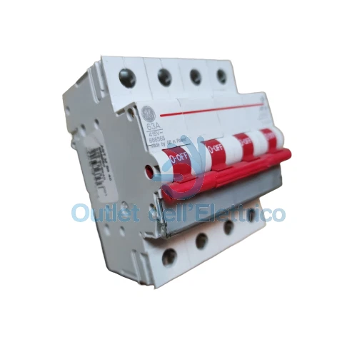 GE PUISSANCE 666565 ASTM6340 Interrupteur Haupt 4NA 63A 4M EUR 87,18 ...