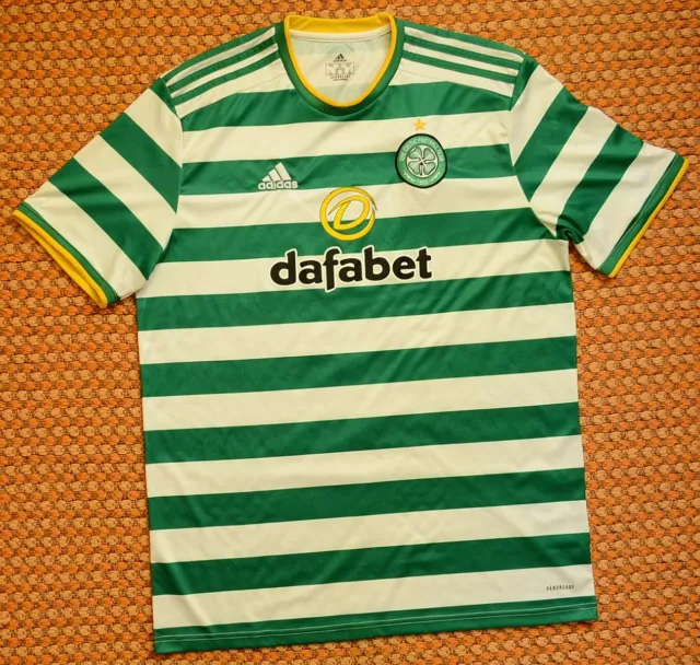 Celtic FC Home Adidas Shirt, Adult XL