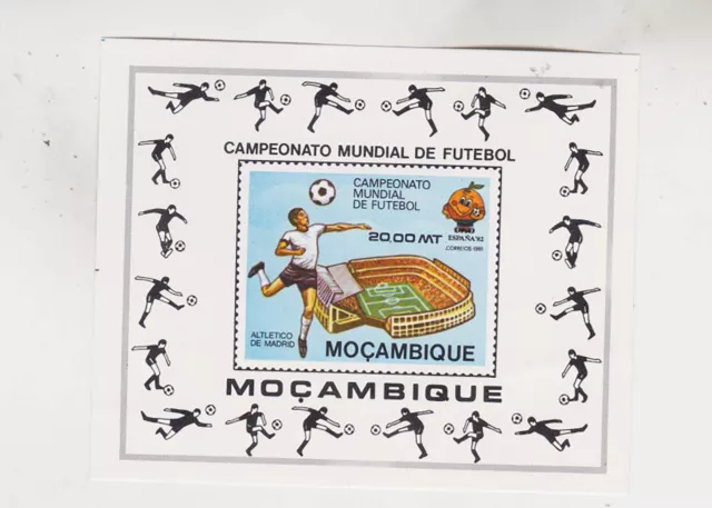 mozambique 1982 world cup,set + s/s MNH Sc 813/8    j302