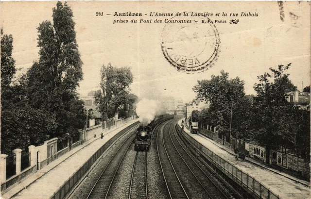 CPA AK ASNIERES Avenue de la Lauziere et la rue Dubois (413801)