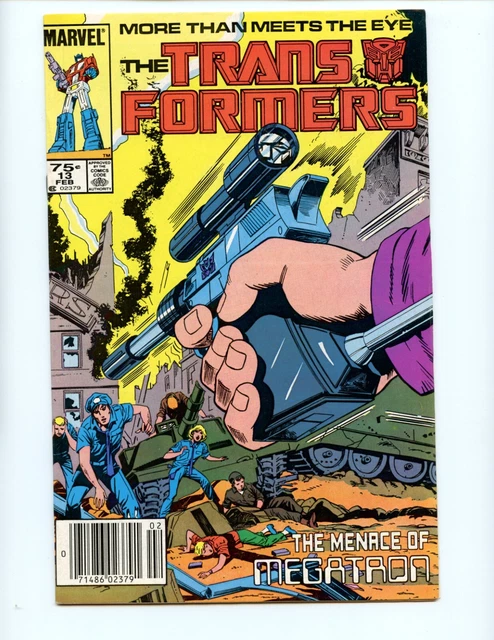 Transformers #13 Comic Book 1986 FN/VF Bob Budiansky Don Perlin Marvel Megatron