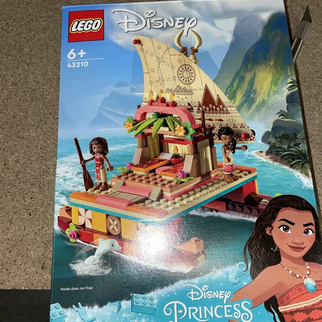DISNEY LEGO SET 43210 Disney Moana’s Wayfinding Boat (USED) Unchecked ...