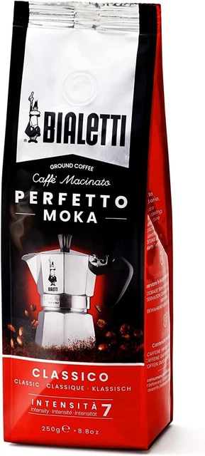 Bialetti-Perfetto Moka Classico Medium Roast Ground Coffee 8.8 Oz-250g-AU