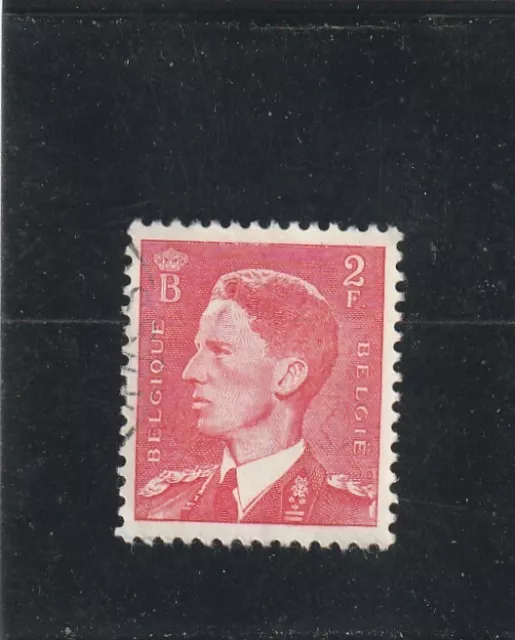 L5588 BELGIQUE timbre Y&T N° 910 de 1953 " Roi Baudouin 1er " Oblitéré