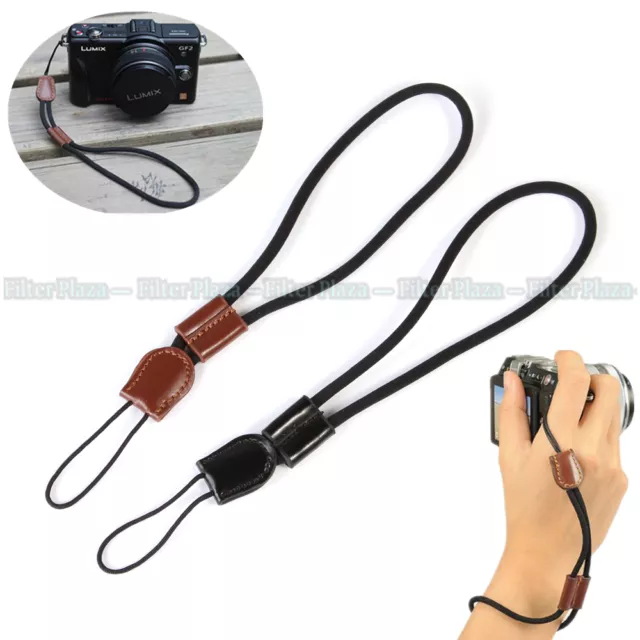 Camera Leather Wrist Hand Strap for Canon Nikon Olympus Sony Fuji Digital/SLR DC