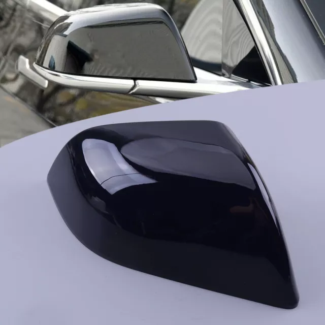 Right Side Rear View Wing Mirror Cover Cap Glossy Black Fit for Tesla Model 3