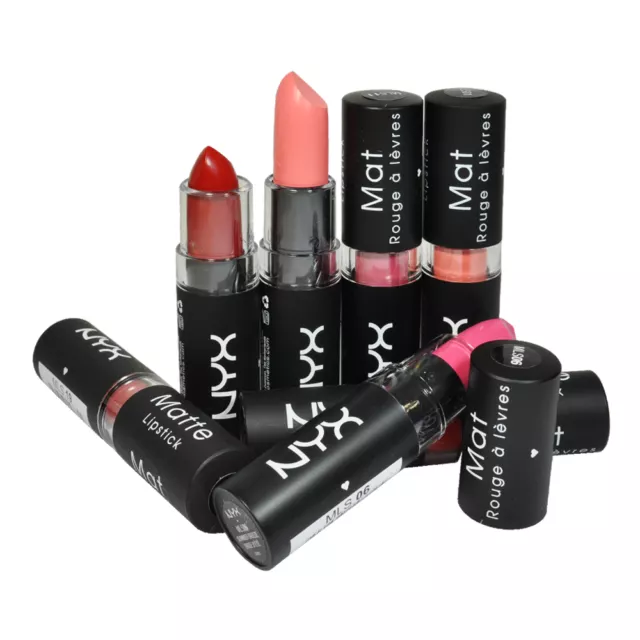 Lápiz labial mate NYX 0,16 oz. 4,5 g *Elige cualquier color* (MLS)