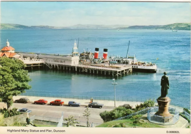 Clyde Paddle Steamer Waverley at Dunoon Dennis postcard