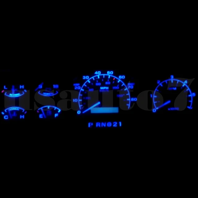 DASH CLUSTER GAUGE BLUE LED LIGHT BULB KIT Fits 9296 Ford F150 F250