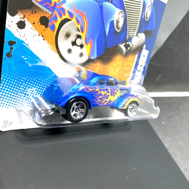 HOT WHEELS HEAT FLEET '11 PASS'N GASSER (Blue w/ Flames) (97/244) New