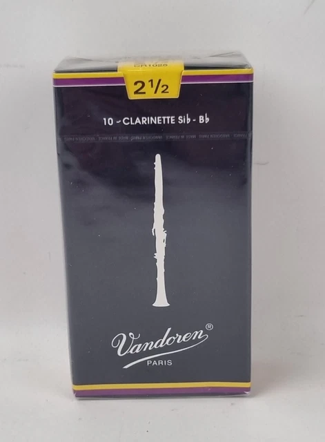 VANDOREN CR1025 Boîte de 10 Anches pour Clarinette Sib Force 2,5