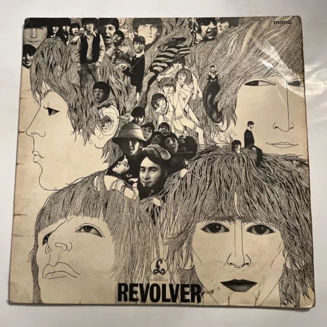 The Beatles - Revolver Vinyl LP 1966 Dr Robert Mispress Mono PMC 7009 XEX 2/2