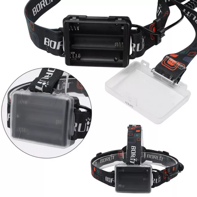 LED Rechargeable Headlamp AA Battery Zoomable Headlight Flashlight Torch 2