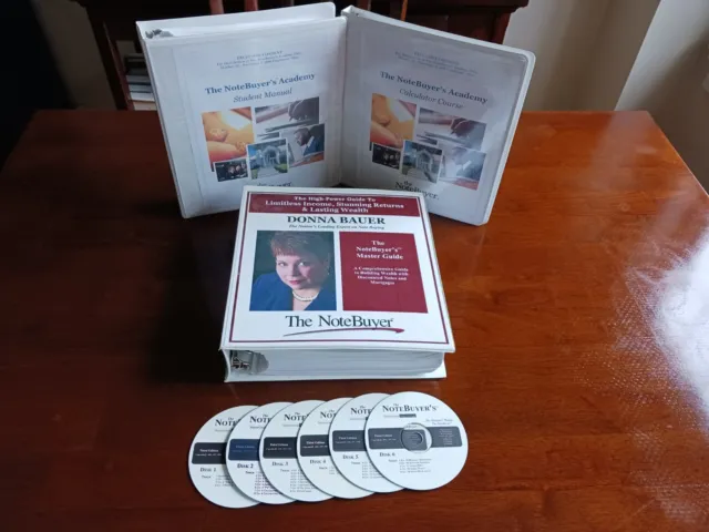 REAL ESTATE COURSE-THE NOTEBUYER'S MASTER GUIDE By Donna Bauer