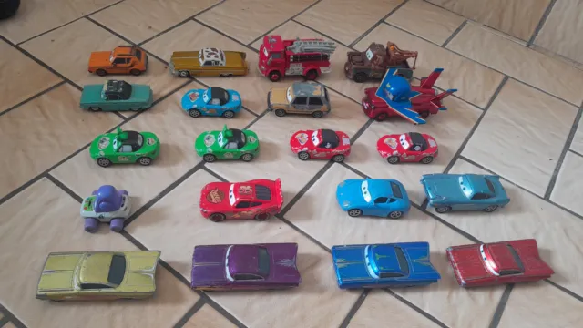 Disney Pixar Lot De 20 Voitures Cars De Course Lot 13