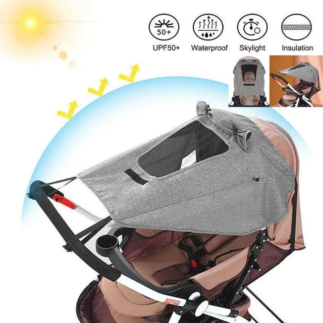 Cochecito Protector Solar Dosel Cubierta Blackout Cochecito Toldo