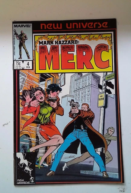 Mark Hazzard: Merc #4 Marvel Comics (1987) VF+ 1st Print Comic Book
