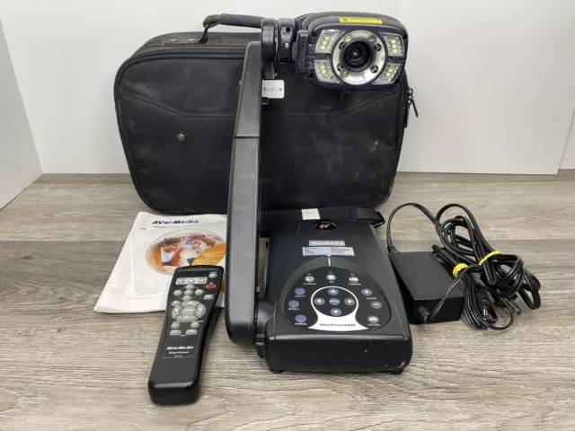 AVERMEDIA AVERVISION 300P Camera w Remote, Carry Bag and Manual - *Tested Works*