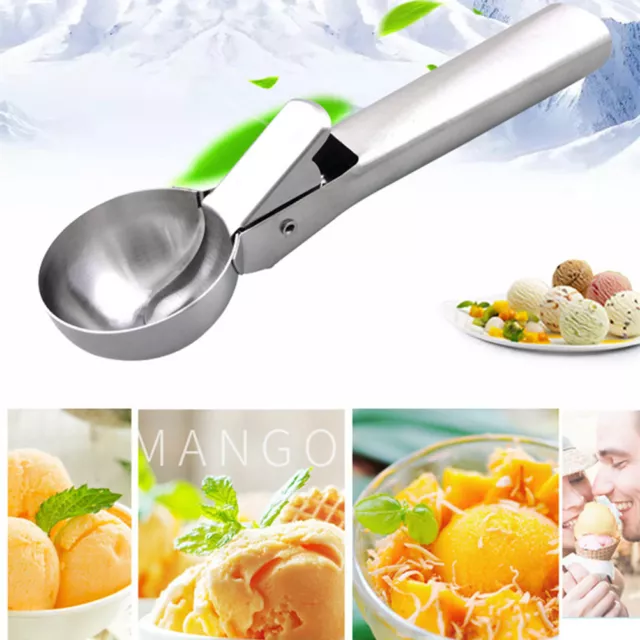 Cucchiaio per gelato da cucina acciaio inox per purè gelato cucchiaio per patate~H7