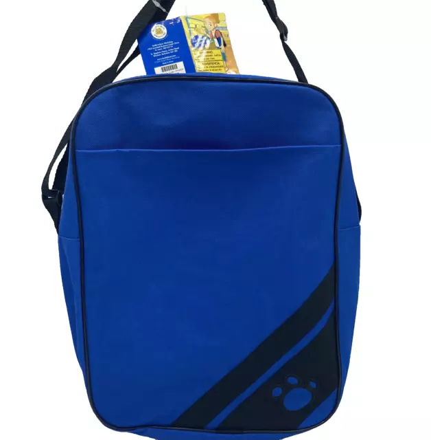 2009 BABW Build A Bear Workshop Blue Canvas Bag Adjustable Shoulder Strap