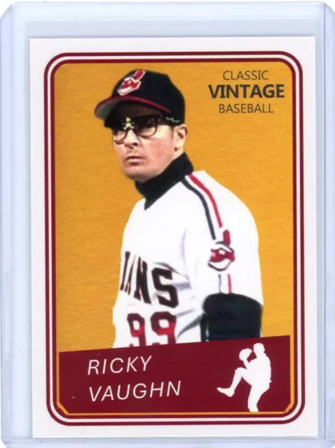 Ricky Vaughn Baseball Card Major League T-Shirt – ezzyclothes