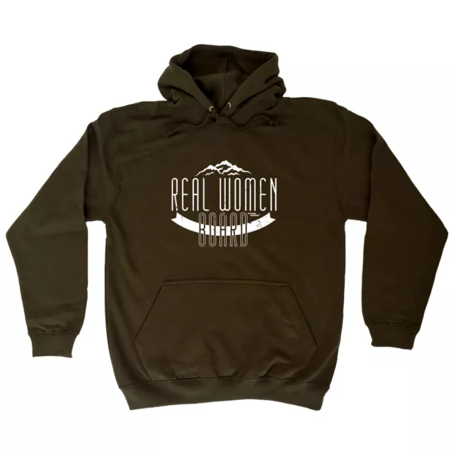 Snowboarding Pm Real Women Board - Novelty Mens Clothing Funny Hoodies Hoodie