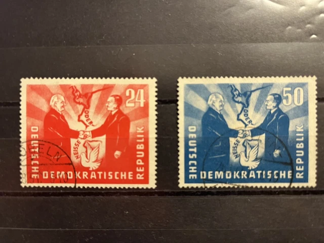 DDR 1951, Deutsch-polnische-Freundschaft, sauber gestempelt, gesucht