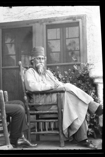 Nobel Prize Winner Negative Tagore Died 1941 Very Rare James Pond Scarce India