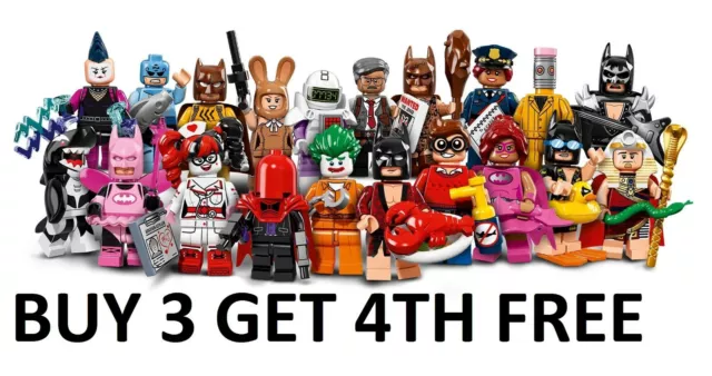 LEGO Batman Movie Series 1 Minifigures 71017 pick choose own BUY 3 GET 4TH FREE
