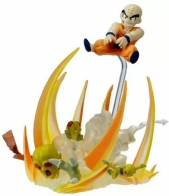 Dragon Ball Z Krillin & Saibaiman Imagination Diorama Figur 9 JAPAN HG GASHAPON