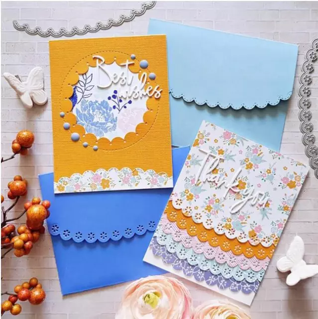 Metal Cutting Dies DIY Crafts Paper Cards Lace Stencils Scrapbooking Embossing