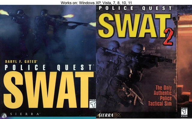 Windos Vista稼働SWAT4PCゲーム Daryl F. Gates' Police Quest: SWAT (1995) - MobyGames