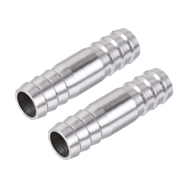 Barb Hose Fitting 14x50mm Quick Connectors Adapter for Water Fuel Air Oil 2Pcs