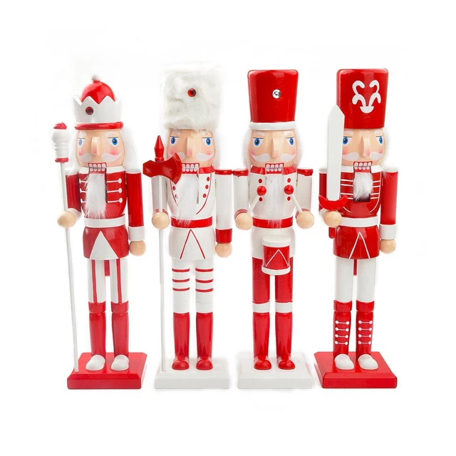 4 Ornements Casse-Noisette Noël – Princesses Bois Multicolore Collection