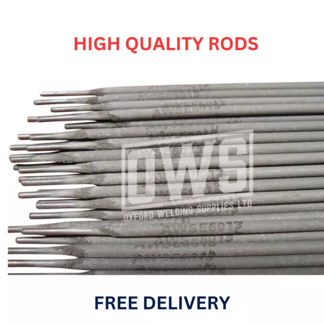 ARC welding rods. Electrodes. Mild steel. 1.6mm - 4.0mm E6013 General purpose.