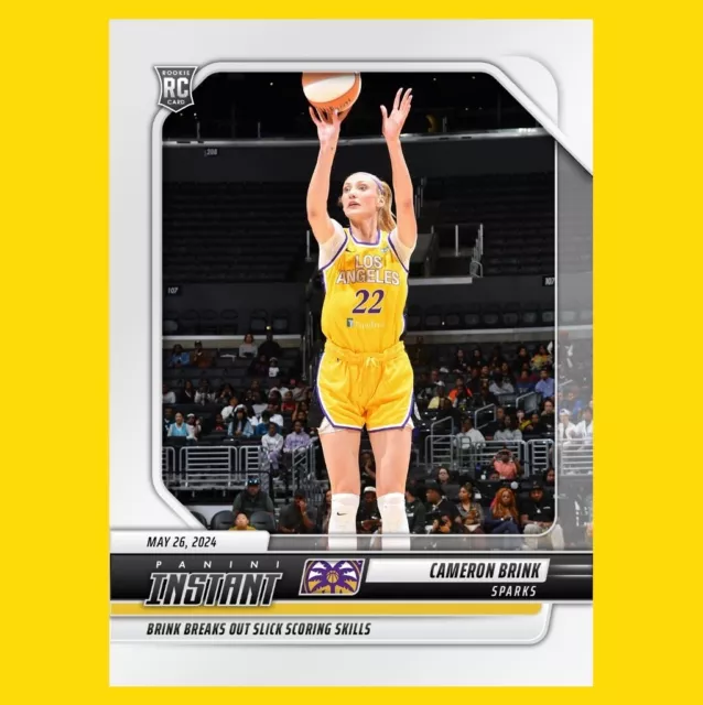2024 PANINI INSTANT WNBA Cameron Brink ROOKIE CARD SP Los Angeles
