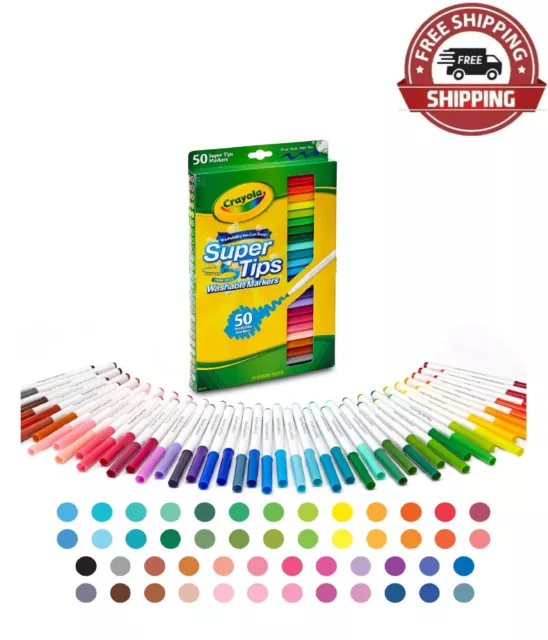 LOT OF 2] Crayola Washable Window Markers, Assorted Colors, Box Of 8 (16  Total) $11.00 - PicClick