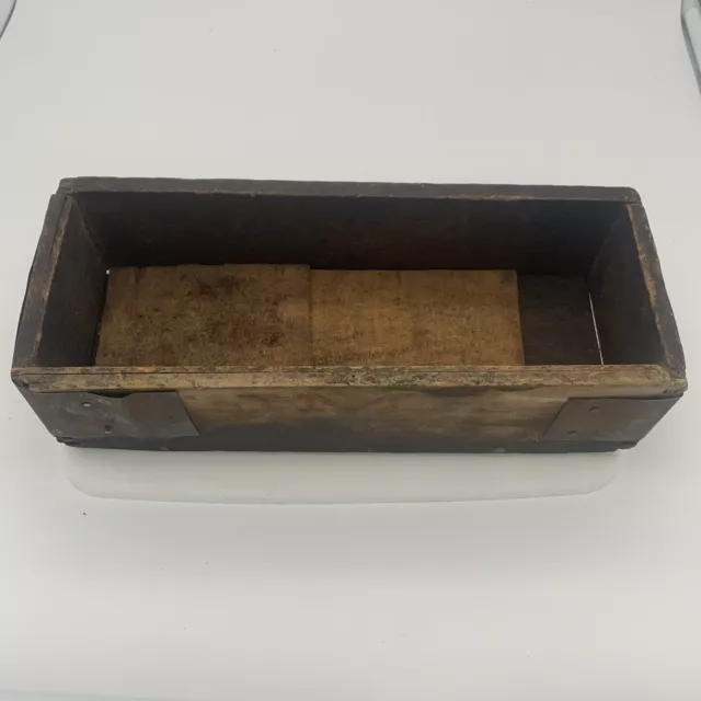 Vintage Wood Tobacco Plug Wood Box