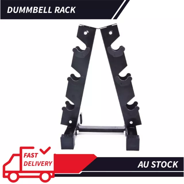 Vertical Dumbbell Dumbbells Storage Rack Stand 3-Pair Home Gym Weight Equipment