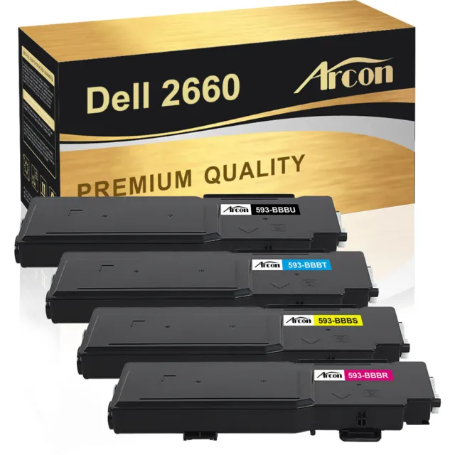 Toner XXL PlatinumSerie Kompatibel für Dell 2660 C2665DNF C2660DN C2600 Serie