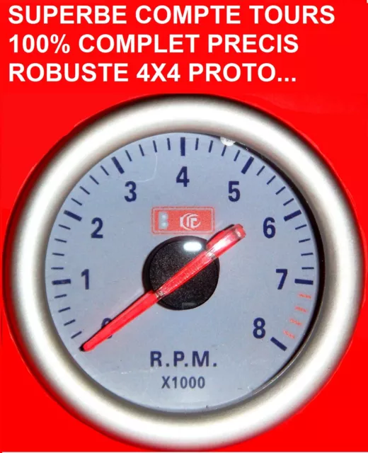 Promo! Hdj Patrol Pajero Land Hilux Jeep Samurai Lada ! Manometre Compte Tours