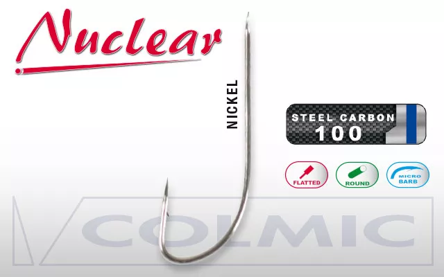 COLMIC NUCLEAR SERIES B507 carbon steel hooks made in japan £2.46