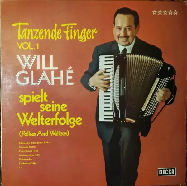 LP Will Glahé Tanzende Finger Vol. 1 - Will Glahé Spielt Seine Welterfolge (Pol