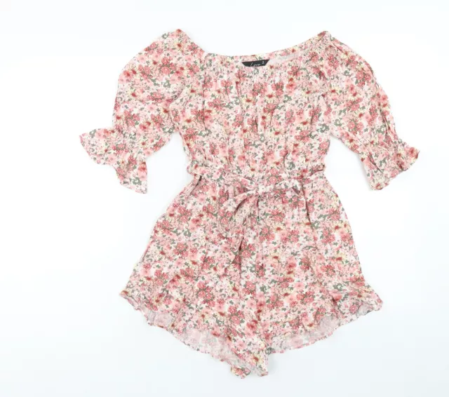 Maglione da donna rosa floreale Love that Look taglia 10
