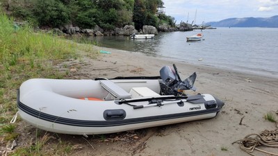 Viamare A0228 TENDER VIAMARE 230 S SLAT CARPFISHING SPINNING BARCA MARE LAGO BOAT FIUME 