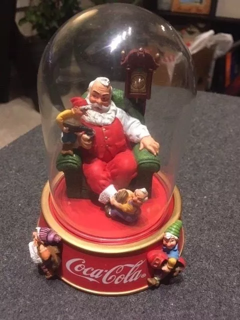 Coca-Cola Coke Santa Claus Christmas Globe Dome Limited Edition 1996 RARE NEW #6