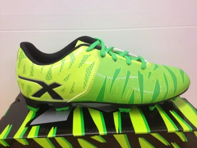 Xblades Wild Thing Bionic Rugby/Football Boots – Green An Yellow - Size 7 - Bnib