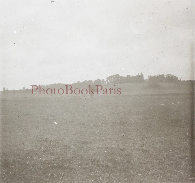 Paysage c1930 Photo Plaque de verre Stereo Vintage V17T13n