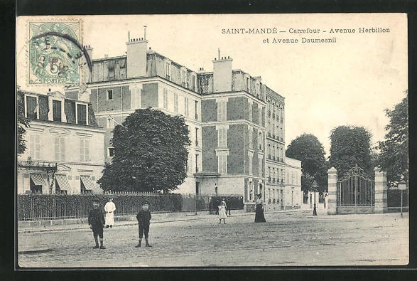 CPA Saint-Mande, Carrefour, Avenue Herbillon and Avenue Daumesnil 1906